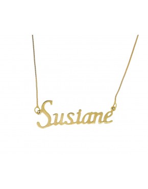 Gargantilha manuscrito em ouro 18k - 0017518 Gargantilha manuscrito em ouro 18k - 0017518